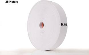 3tee Woven White Elastic