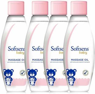 Softsens Baby Massage Oil 200ml (Pack of 4)