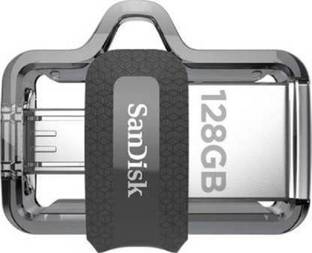 SanDisk 3.0 128 GB Dual Mobile And Otg Pendrive 128 GB Pen Drive Compatible with Laptop, Mobile, Gaming Console, Desktop Computer USB 3.0 Plastic Case