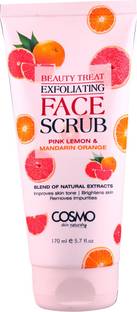 COSMO Pink Lemon And Mandarin Orange Scrub 170ml Tube Scrub