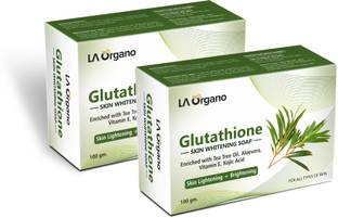LA Organo Glutathione Tea tree Skin Lightening & Brightening Soap For All Skin Type
