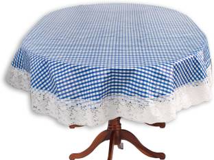 Stylista PVC 12 Seater Self Design Table Cover