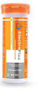 ElectroFizz Electrolyte Energy Drink for Workout, Sports, 24 Effervescent (Pack of 2)-Orange
