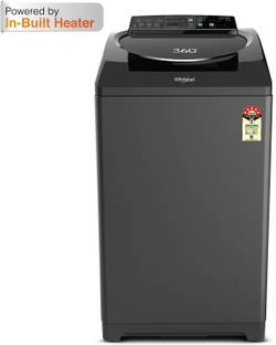 Whirlpool 12 kg With Hard water wash Fully Automatic Top Load Washing Machine with In-built Heater Grey