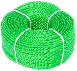 Epraiser Epraiser Premium Quality Multi-Use HDPE (Length : 100 Metres) (Thickness : 4mm) Twist Rope for Clothelines, Packaging, Trucks, Fishing Etc. Nylon Clothesline