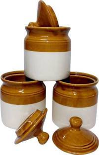 Lyallpur Stores Ceramic Pickle Jar  - 250 ml