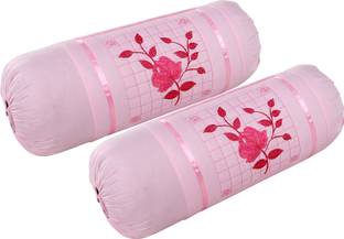 Harshita Creation Cotton Bolsters Cover