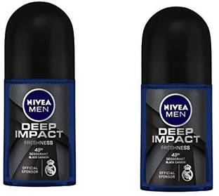 NIVEA Deep Impact Freshness - DIF-02- 50ml each Deodorant Spray  -  For Men