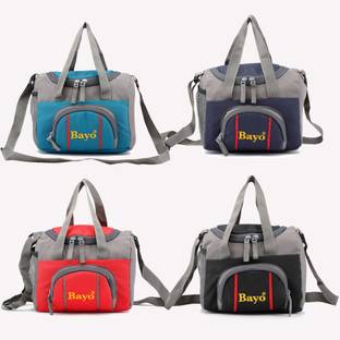 bayo LB 222 Red Firizi Black & N blue combo Tiffin Bag for School Office & Picnic Waterproof Lunch Bag