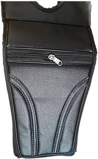 Baby Shelf Stylish Black (Thick Flop) Tank cover 048 Strap Bajaj Pulsar Bike Tank Cover