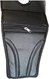 Baby Shelf Stylish Black (Thick Flop) Tank cover 070 Strap Bajaj Universal For Bike Bike Tank Cover