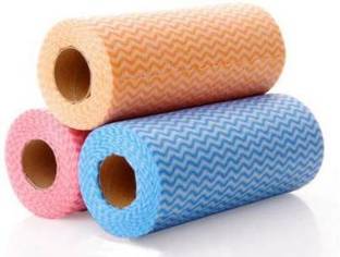 Shopbox store Non- woven Reusable Towels like Kitchen Cleaning Towel - Multi-Uses Dish Cloths Washable Towel Roll