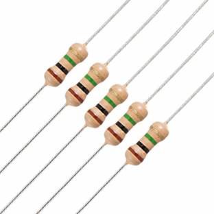 jivith 1M(1 MEGA -OHM) RESISTOR,100PCS,CFR,5%,1/4 WATT Fixed Resistor