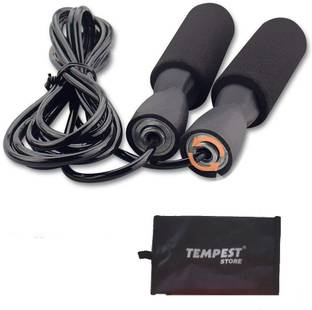 Tempest for Home Exercise,Workout,Sports With PERSONAL GYM CARRY BAG Ball Bearing Skipping Rope