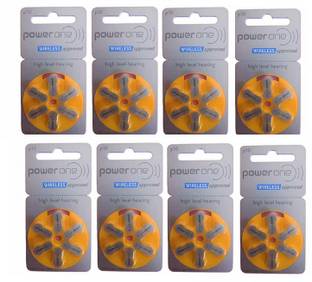 Power one P10 Hearing Aid Battery (6X8 Pack) 48 Nos 10no-48Battery Stethoscope Case