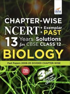 Chapter-wise NCERT + Exemplar + PAST 13 Years Solutions for CBSE Class 12 Biology 7th Edition