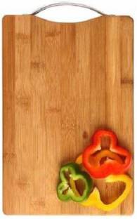 ShopiMoz Premium Quality Bamboo Chopping Board with Handle Wooden Cutting Board