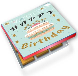 redbakers.in Happy Birthday Glity 12Chocolate Gift Box Truffles