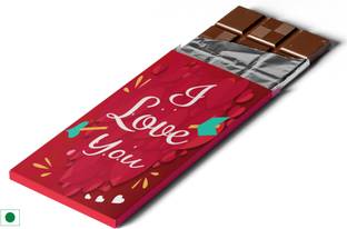 redbakers.in I Love You Passion Chocolate Gift Bar Bars