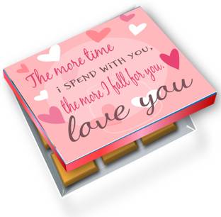 redbakers.in I Love You Pink 12Chocolate Gift Box Truffles