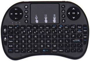 FosCadit Mini Wireless Keyboard with Touchpad,QWERTY Keyboard,LED Backlit,Portable Keyboard Wireless for laptop/PC/Tablets/Windows Wireless Handheld Laptop Keyboard Compatible with Desktop, Laptop, Mac