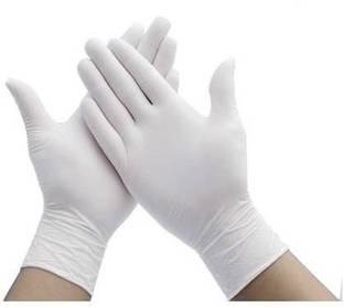 BUWCH WHITE-GLV-30 Latex Surgical Gloves