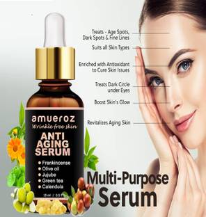 Amueroz 24k gold Anti Aging serum , Active Anti wrinkle Collagen Serum , Vitamin C serum | Skin Whitening | Collagen Booster | Wrinkle Reducer