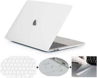 MOCA Front & Back Case for (LoGo Cut) MacBook Pro 16 inch Case 2019 Release A2141 with Touch Bar ID hard shell cover case