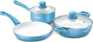Prestige Ceramic BYK Induction Bottom Non-Stick Coated Cookware Set