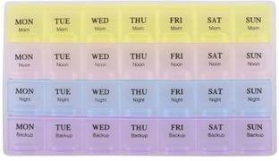 RAGHAV 1 Week Weekly 28 Day Tablet Pill Box Pill Box