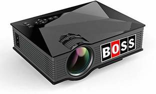 BOSS S00004 (1800 lm / 1 Speaker / Wireless / Remote Controller) Portable Projector