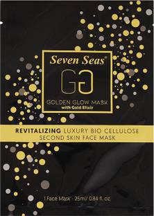 Seven Seas Golden Glow Mask With Gold Elixir Skin Face Mask