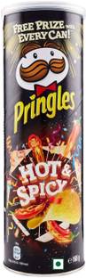 Pringles Hot and Spicy chips Imported Chips