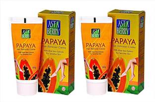 ASTABERRY Papaya Hair Remover Cream-Pack of 2 Cream (120 g, Set of 2) Cream