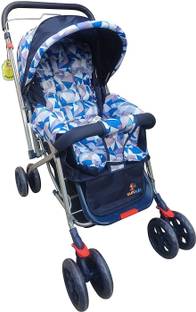 sunbaby Stroller/Pram, Easy Fold, for Newborn Baby/Kids, 0-3 Years, Stroller Blue Stroller