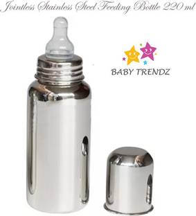 बेबी ट्रेंडज़ Stainless Steel Baby Feeding Bottle 220ml - 220 ml