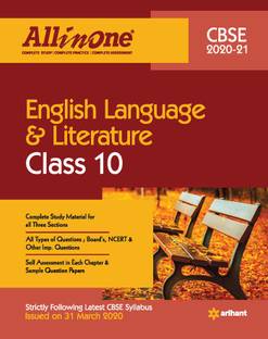 Cbse All in One English Language & Literature Class 10 for 2021 Exam