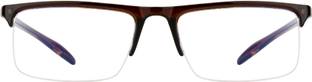 Velocity Eyewear Half Rim Rectangle Frame