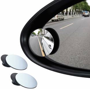 Jiyatech Blind Spot Mirror Adjustable 360° Car Mirror Rain Blocker