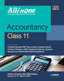 Cbse All in One Accountancy Class 11 for 2021 Exam
