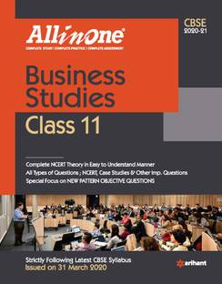Cbse All in One Business Studies Class 11 for 2021 Exam