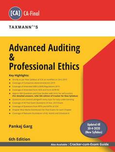 Taxmann's Advanced Auditing & Professional Ethics (CA-Final-New Syllabus)(6th Edition 2020-Updated till 30-04-2020)
