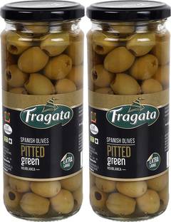 Fragata Pitted Green Olives 440g Pack of 2 Olives