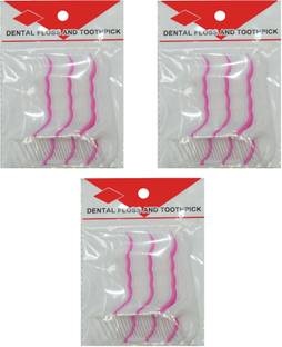 LooMantha 60Pcs Thread Dental Floss
