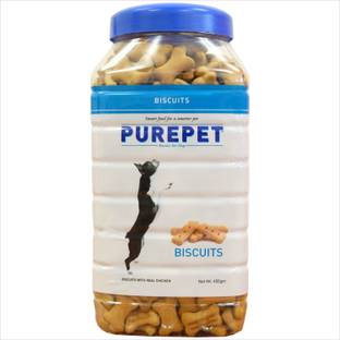 purepet Biscuits Real chicken Milk Dog Chew