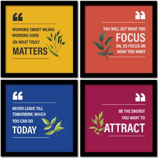Quotes Frames - Inspirational Quotes Wall Poster Paper Print