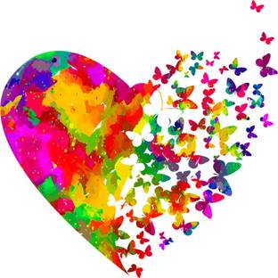 Flipkart SmartBuy 58 cm Modern Art 758 Self Adhesive Sticker