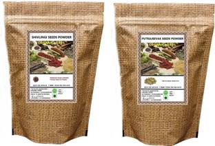 ORGANIC HERBS SHIVLINGI SEEDS POWDER & PUTRAJEEVAK SEEDS POWDER 50 GM EACH
