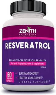 Zenith Nutrition Resveratrol 60mg 60 capsules