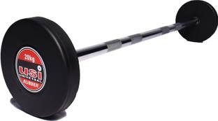usi Straight Bar With Weights , STRAIGHT BAR WITH FIXED WEIGHT RDBS_20 Weight Lifting Bar